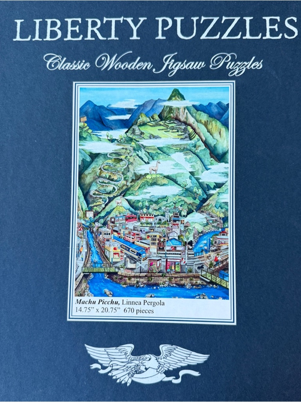LIBERTY PUZZLES Machu Picchu Classic Wooden Jigsaw Puzzle